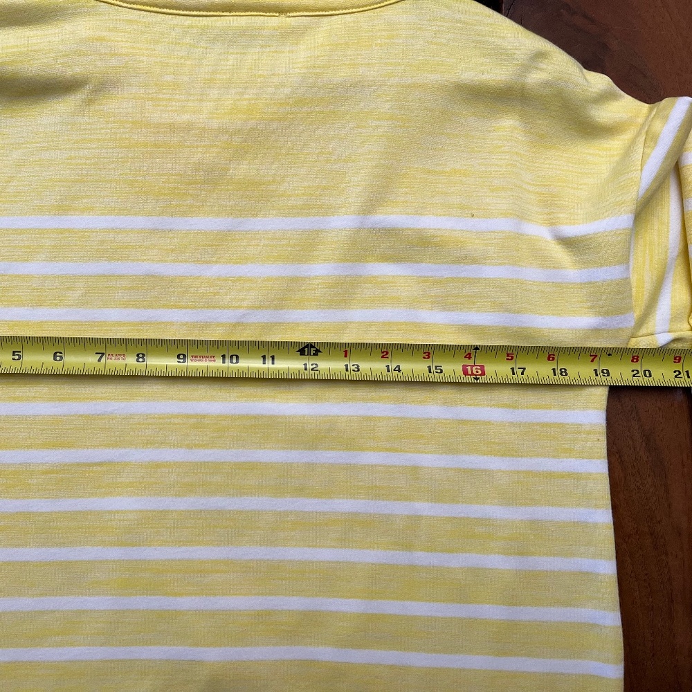 Talbots Cowl Neck Drawstring Striped Pullover - image 5